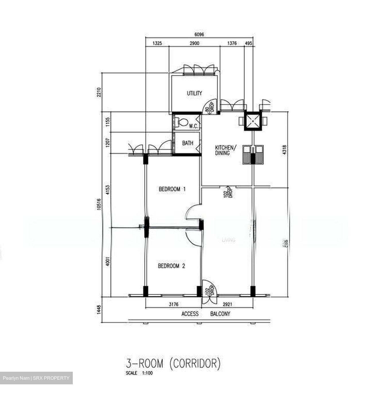 Blk 1 Ghim Moh Green (Queenstown), HDB 3 Rooms #626945011